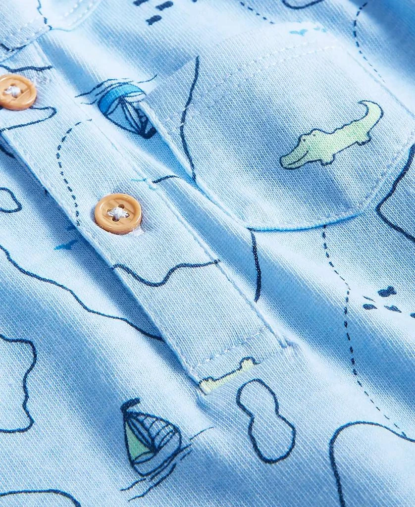 商品First Impressions|Baby Boys Maps-Print Sunsuit, Created for Macy's,价格¥40,第3张图片详细描述