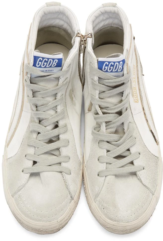 商品Golden Goose|White Slide Sneakers,价格¥4045,第5张图片详细描述