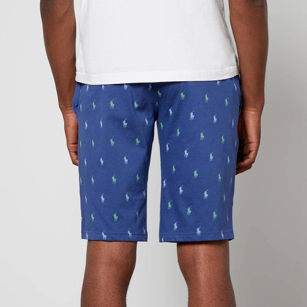 Polo Ralph Lauren Men's All Over Print Slim Sleep Shorts - Light Navy商品第2张图片规格展示