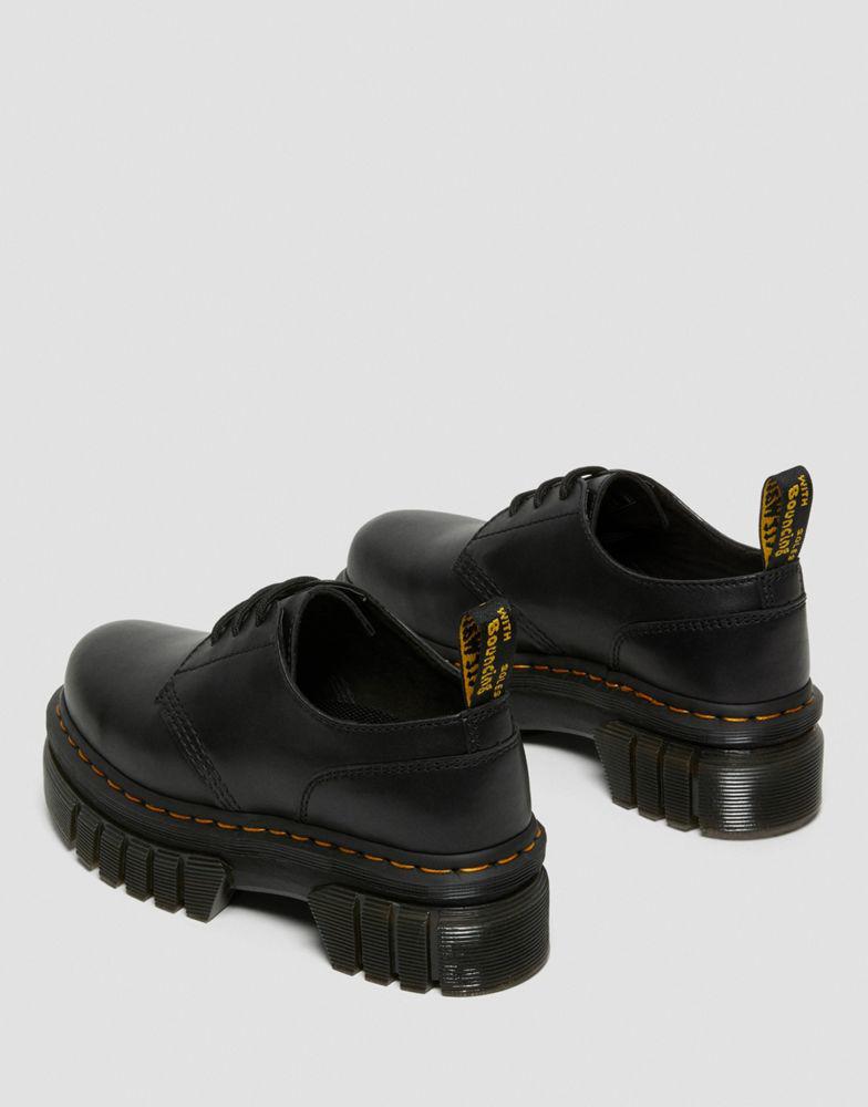 Dr Martens Audrick 3-Eye Shoe with chunky sole in black商品第4张图片规格展示