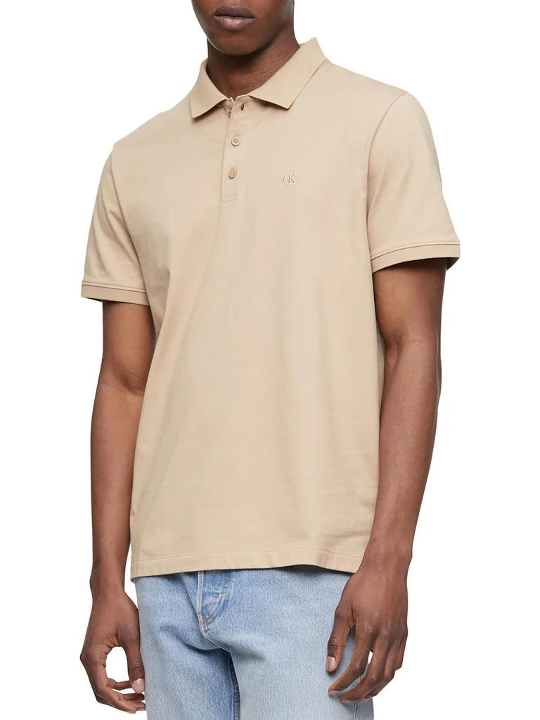 商品Calvin Klein|Mens Short Sleeve Collar Polo,价格¥323,第2张图片详细描述