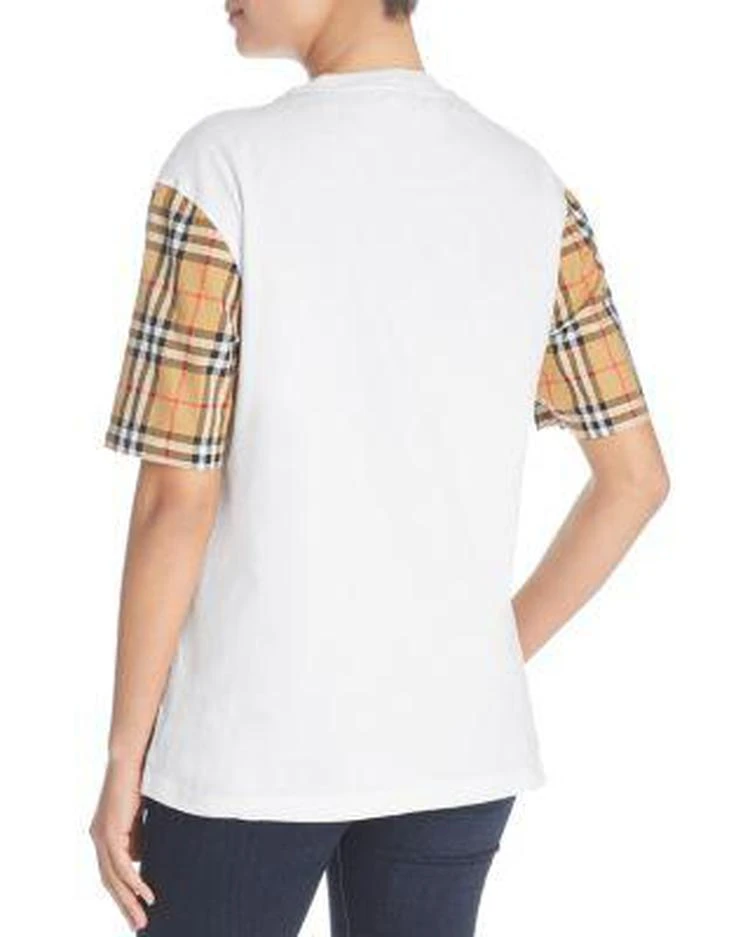 商品Burberry|Serra Check-Sleeve 短袖,价格¥1002,第2张图片详细描述