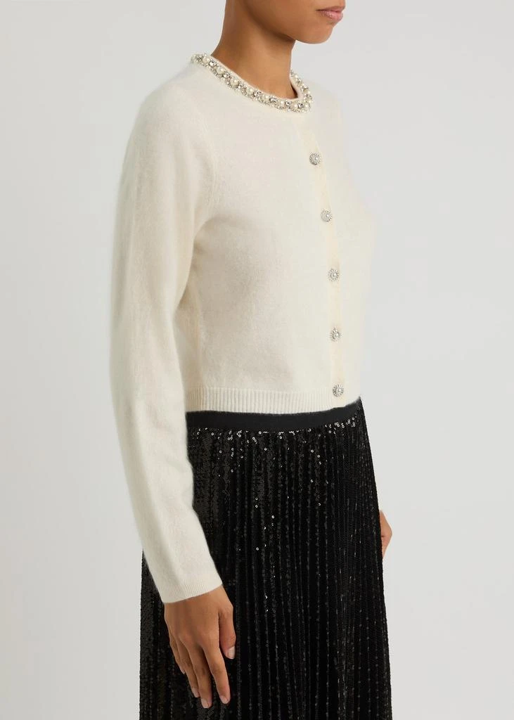 商品Alice + Olivia|Dollie crystal-embellished cashmere cardigan,价格¥4981,第2张图片详细描述