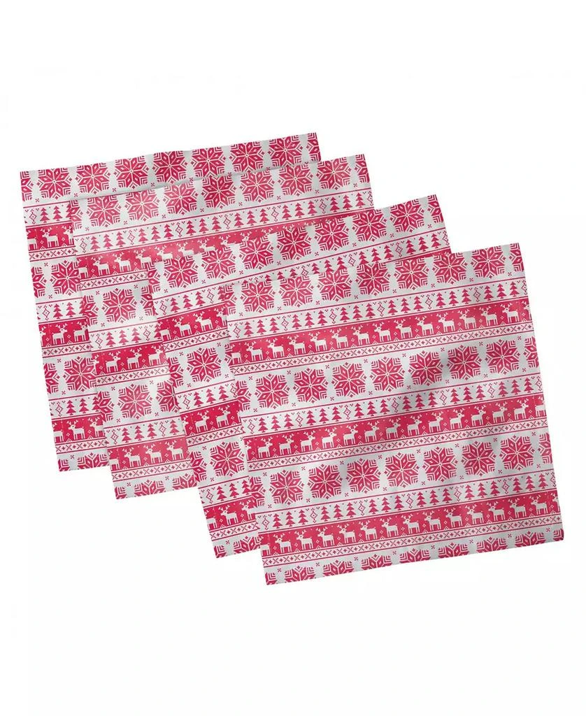 商品Ambesonne|Nordic Set of 4 Napkins, 12" x 12",价格¥149,第1张图片