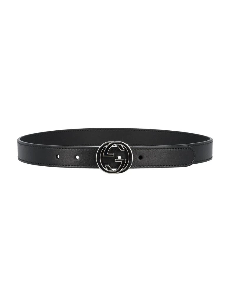 商品Gucci|Gucci Kids Logo Buckle Belt,价格¥1480,第2张图片详细描述