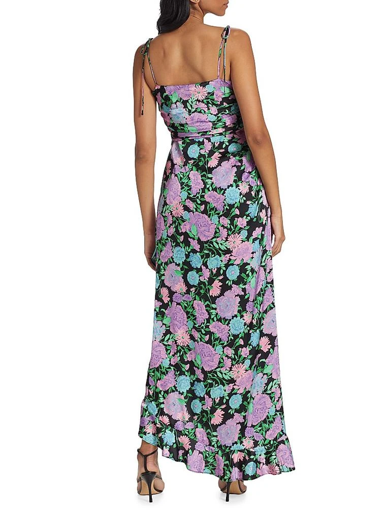 商品Wayf|Wayf Asymmetric Floral Midi-Dress,价格¥409,第5张图片详细描述