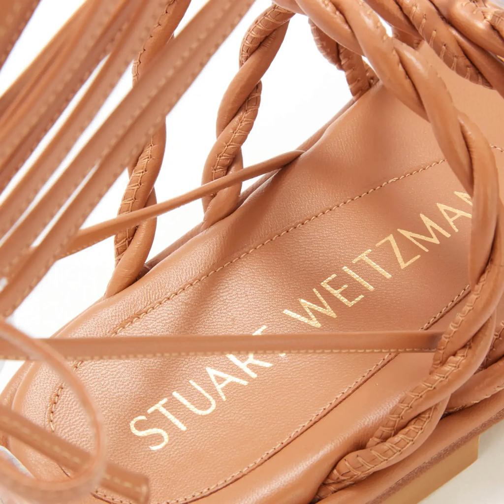 Stuart Weitzman Women's Calypso Leather Gladiator Sandals商品第4张图片规格展示