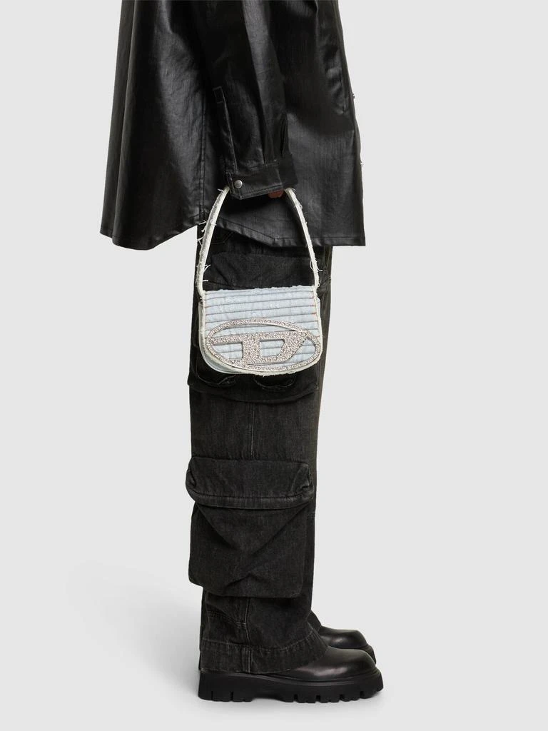 商品Diesel|1dr Cotton Denim Shoulder Bag,价格¥5374,第2张图片详细描述