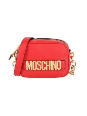 商品Moschino|Logo Pebbled-Leather Camera Bag,价格¥3785,第1张图片