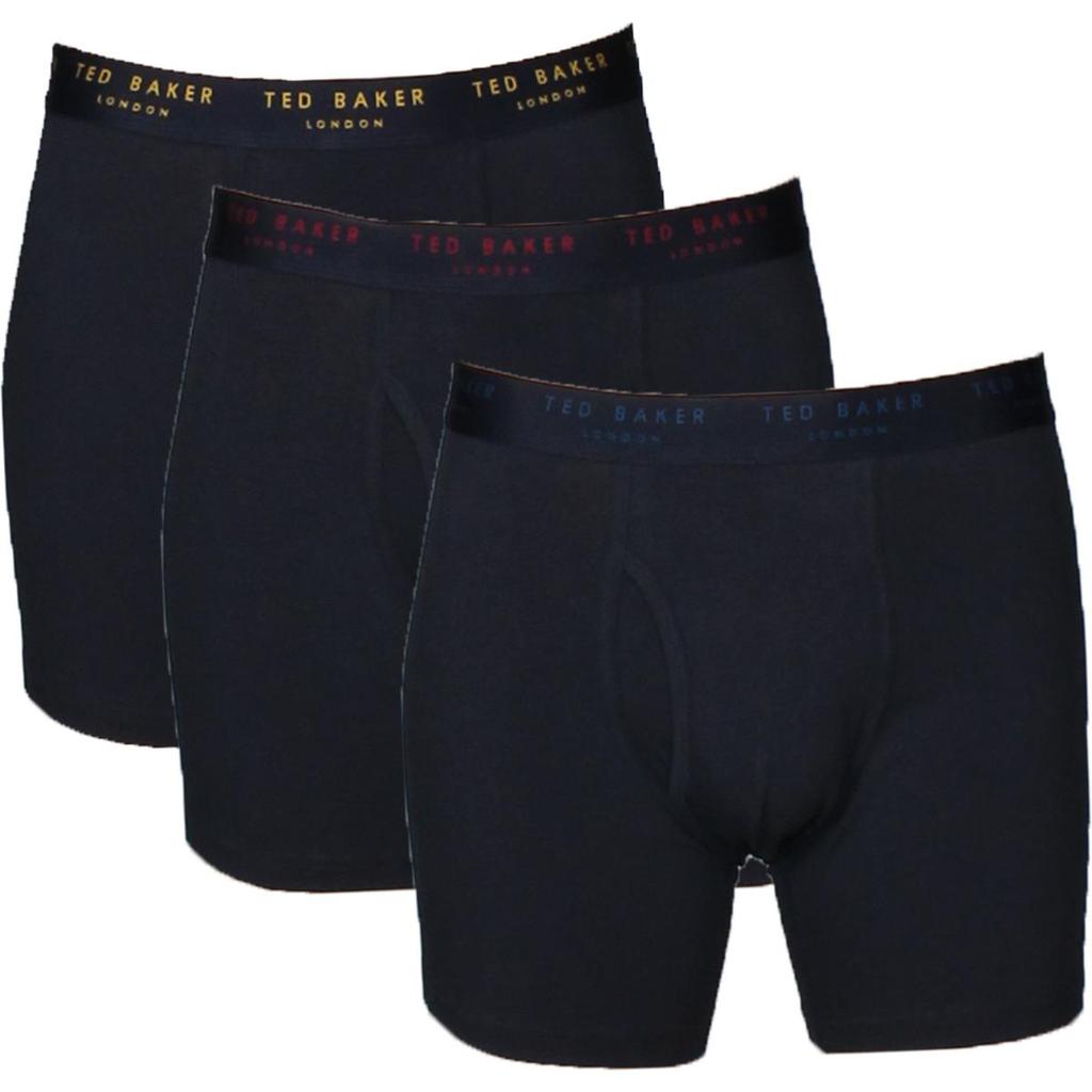 Ted Baker Men's Breathable Cotton Boxer Briefs 3 Pack商品第4张图片规格展示