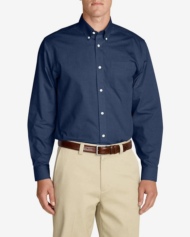 商品Eddie Bauer|男士防皱休闲牛津衬衫,价格¥559,第5张图片详细描述