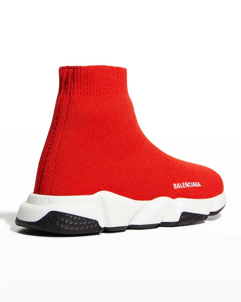 商品Balenciaga|Kid's Two-Tone Knit Sock Trainer Sneakers,价格¥3668,第3张图片详细描述