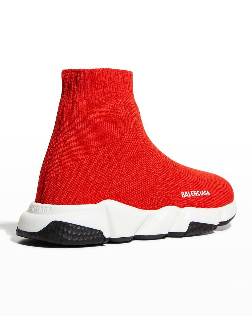 商品Balenciaga|Kid's Two-Tone Knit Sock Trainer Sneakers,价格¥3569,第5张图片详细描述