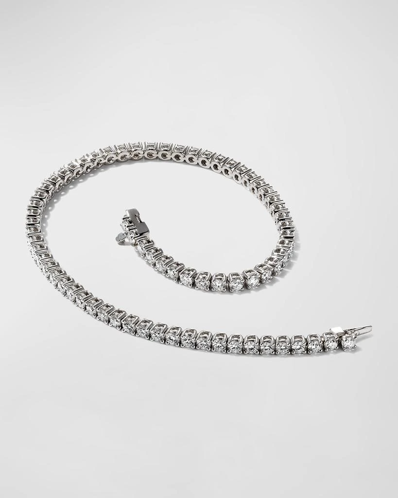 商品Memoire|18k White Gold 71-Diamond Tennis Bracelet, 3.30tcw,价格¥57581,第3张图片详细描述