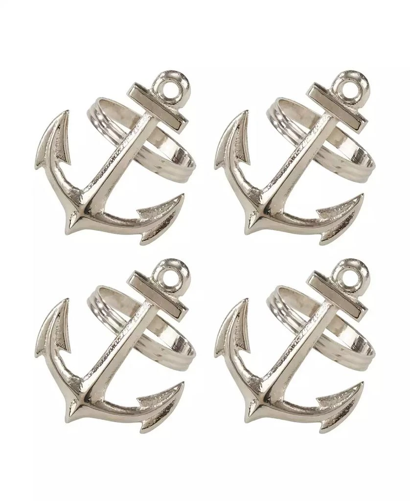 Anchor Design Napkin Ring, Set of 4 商品