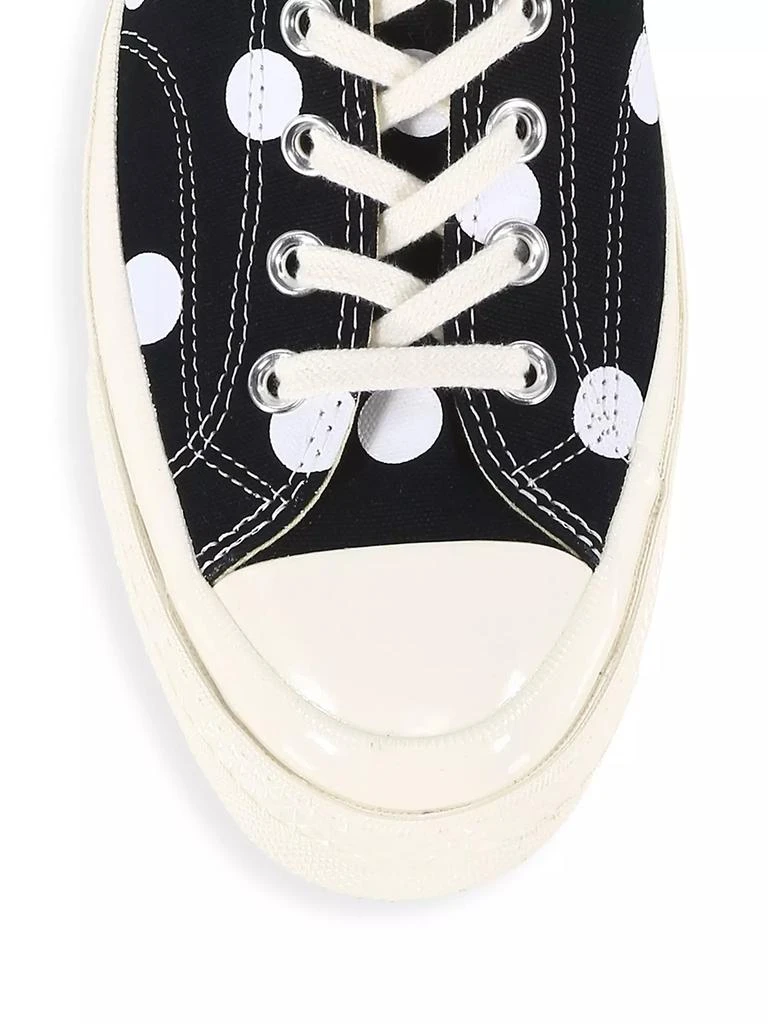 商品Comme des Garcons|Unisex CdG Play x Converse Men's Polka Dot Low-Top Sneakers,价格¥1125,第4张图片详细描述