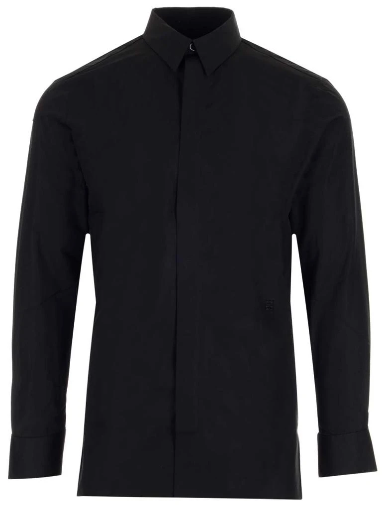 商品Givenchy|Givenchy 4G Embroidered Long-Sleeved Shirt,价格¥3671,第1张图片