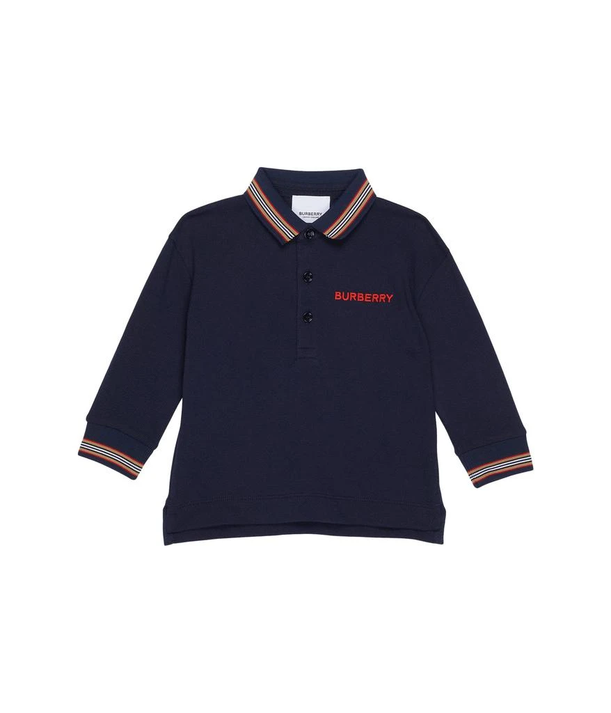 商品Burberry|Mini Christo Polo Long Sleeve (Infant/Toddler),价格¥881,第1张图片