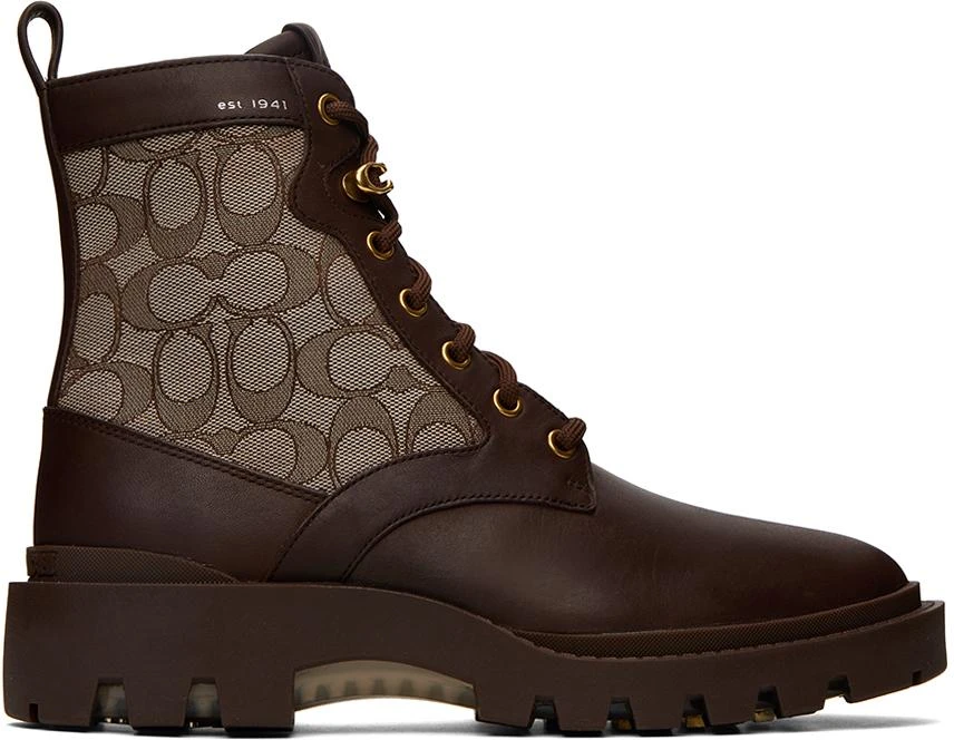 商品Coach|Brown Citysole Boots,价格¥828,第1张图片