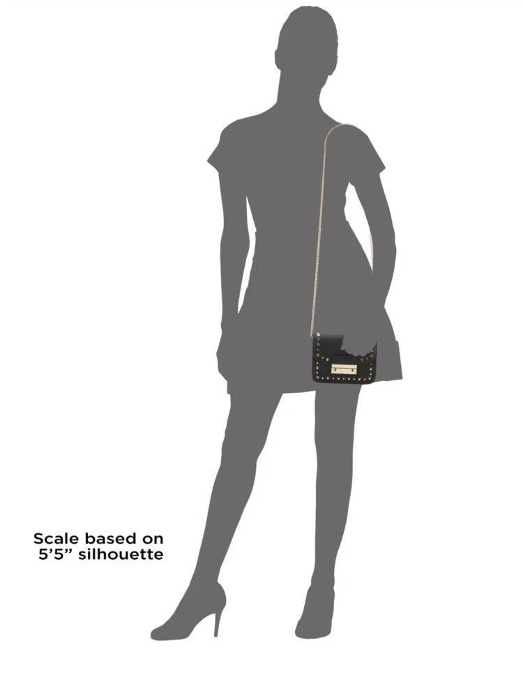 商品Furla|迷你真皮铆钉链条包,价格¥315,第3张图片详细描述