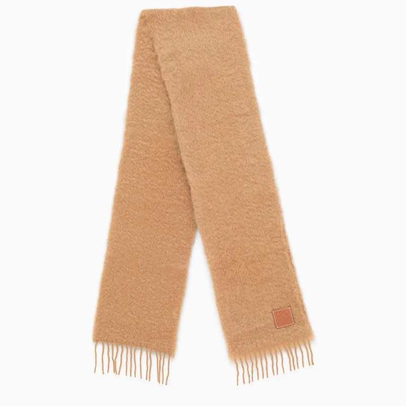 商品Loewe|Camel-coloured wool and mohair scarf,价格¥2064,第1张图片