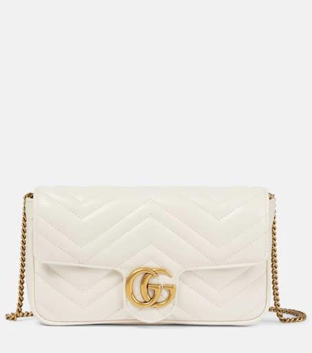 商品Gucci|GG Marmont皮革链饰钱包,价格¥18323,第1张图片