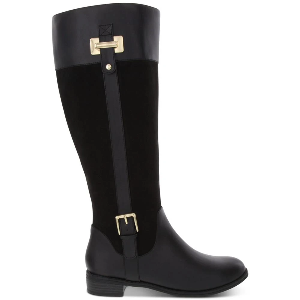 商品Karen Scott|Deliee2 Wide-Calf Riding Boots, Created for Macy's,价格¥225,第2张图片详细描述