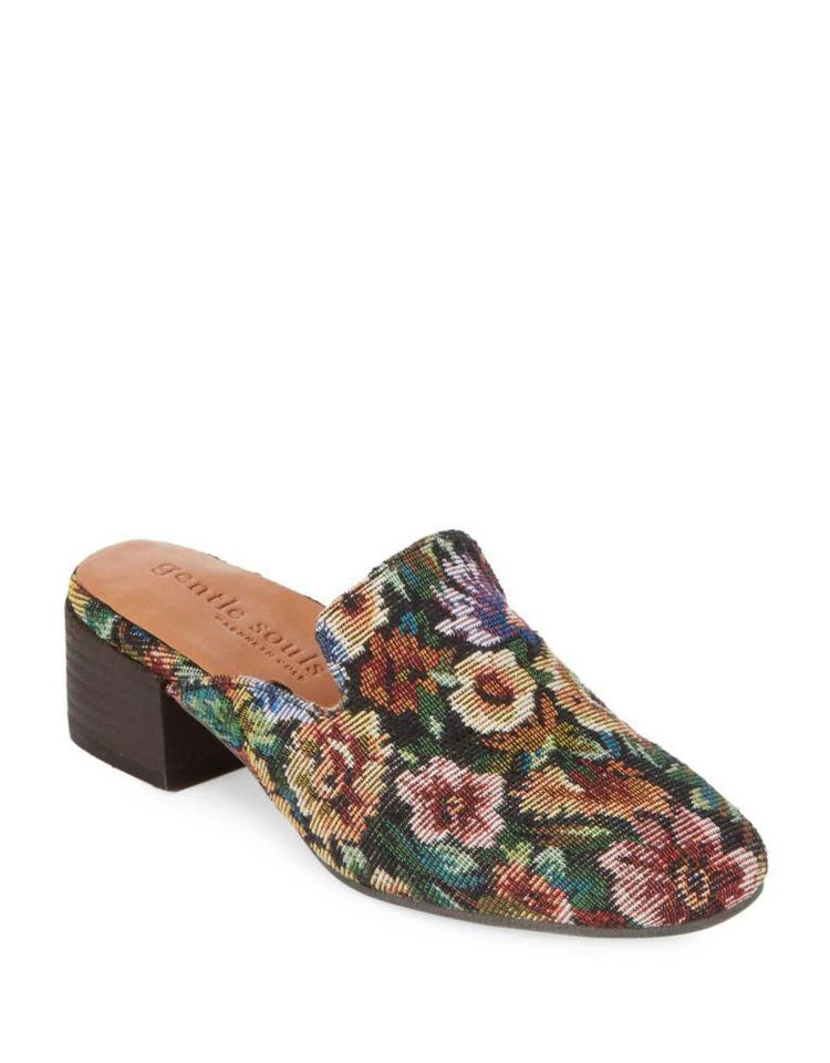 商品Gentle Souls|Eida Floral Covered Mules,价格¥755,第2张图片详细描述