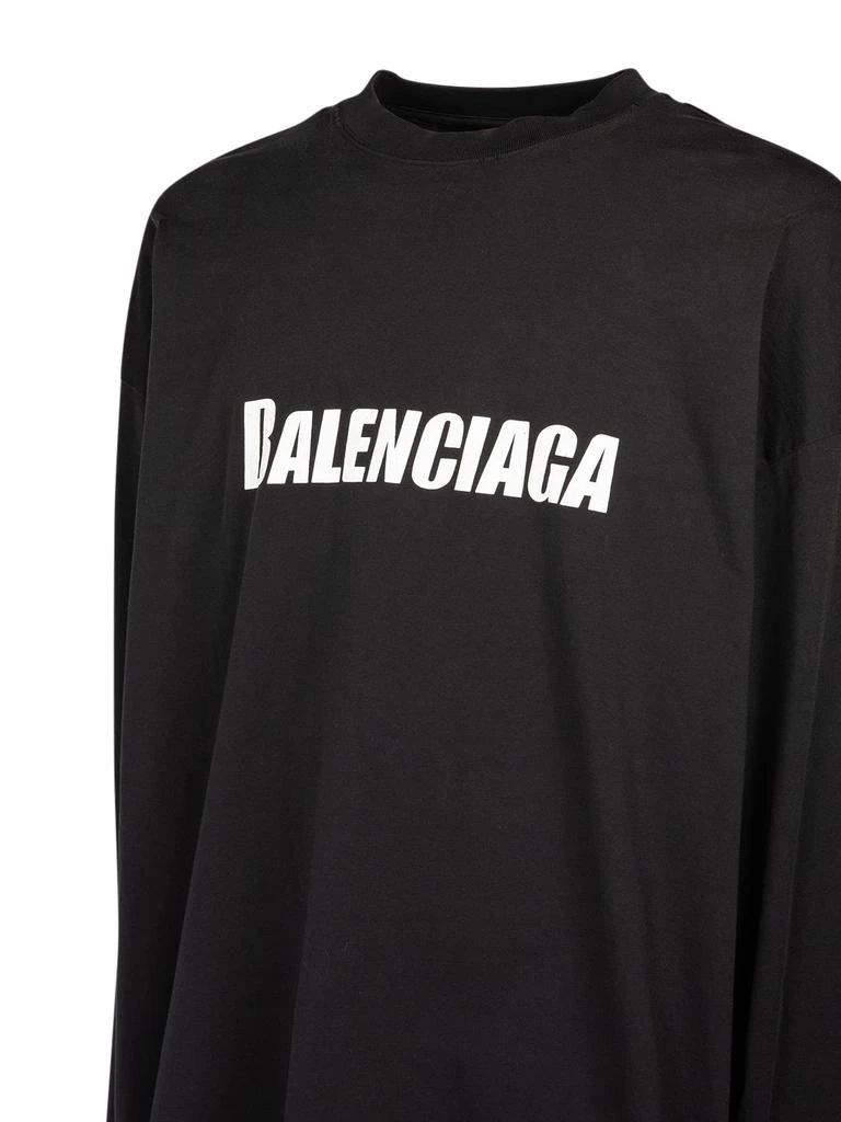 商品Balenciaga|Oversize Cotton T-shirt,价格¥4559,第3张图片详细描述