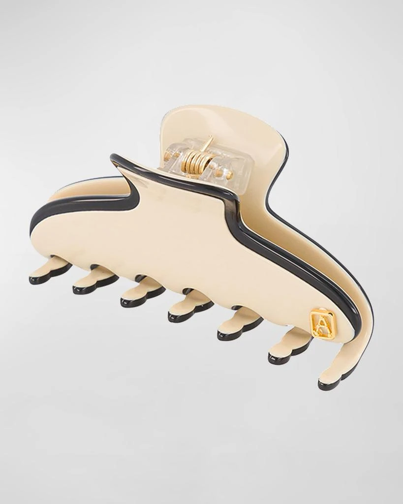 商品Alexandre de Paris|Small Bicolor Jaw Hair Clip,价格¥532,第2张图片详细描述