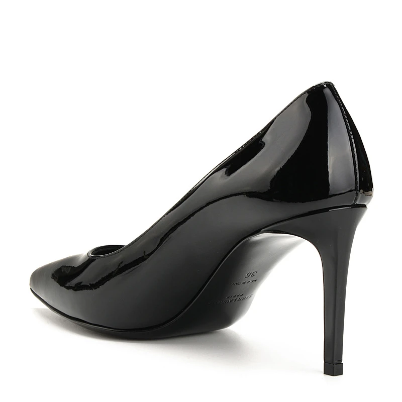 YSL 圣罗兰 女士黑色漆皮高跟鞋   375368-B8I00-1000 商品