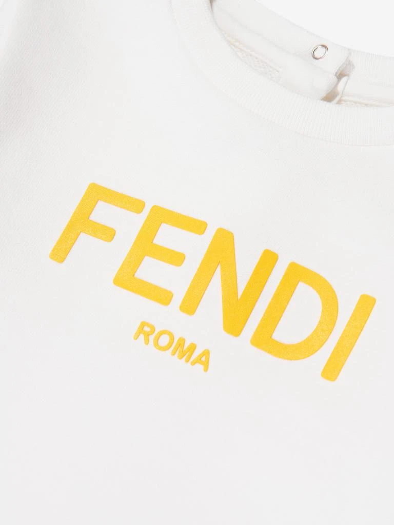 商品Fendi|Baby Logo Sweatshirt in White,价格¥1836,第3张图片详细描述