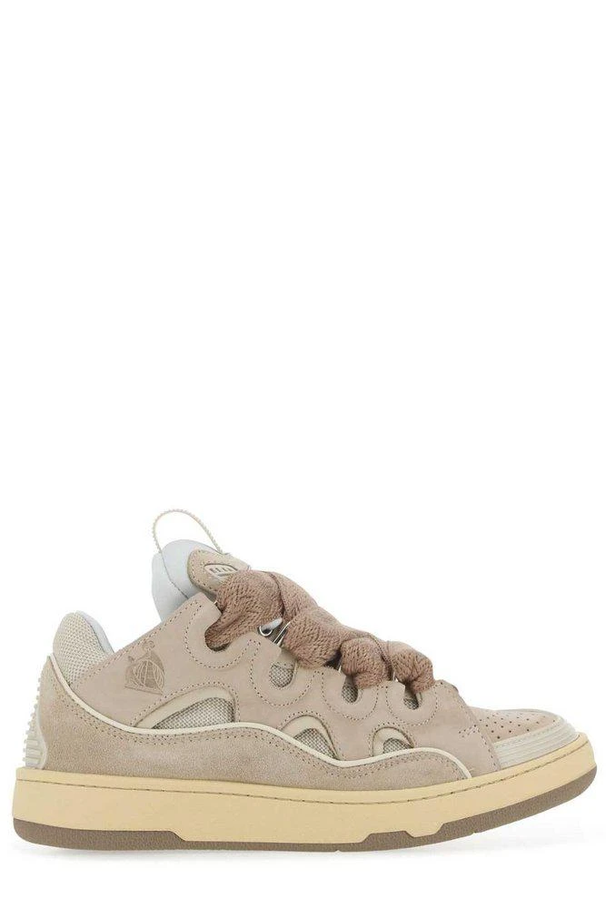 商品Lanvin|Lanvin Curb Lace-Up Sneakers,价格¥3546,第1张图片