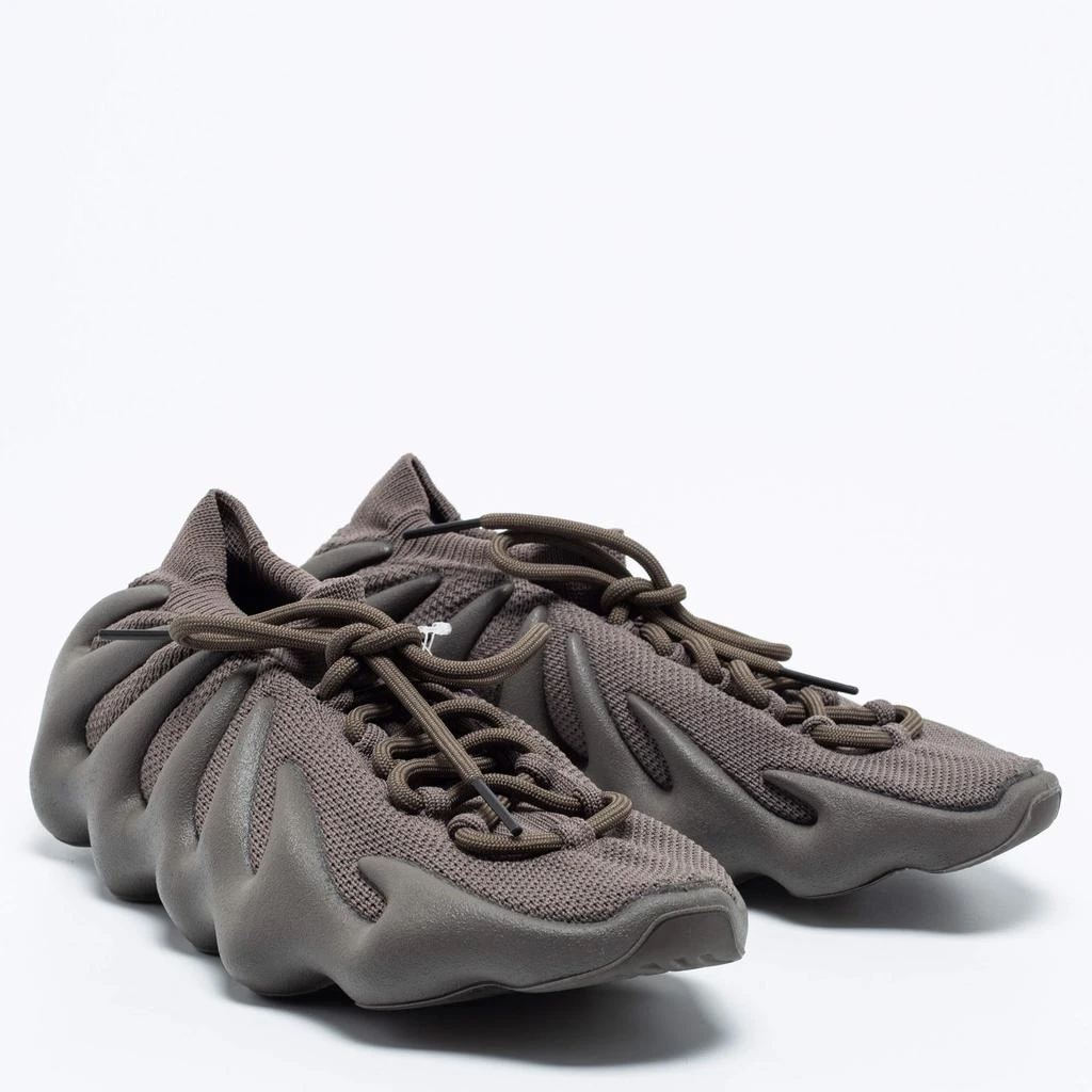 商品YEEZY|Yeezy x Adidas Olive Grey Knit Fabric Yeezy Boost 450 Cinder Sneakers Size 40 2/3,价格¥2583,第4张图片详细描述