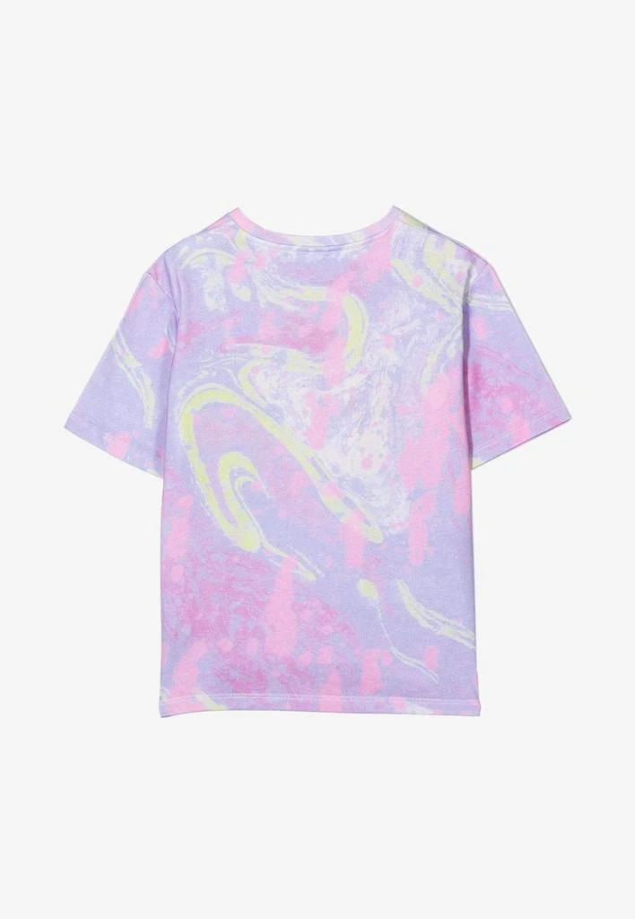 商品Stella McCartney|Girls Marbled Crewneck Short-Sleeved T‐shirt,价格¥645,第2张图片详细描述