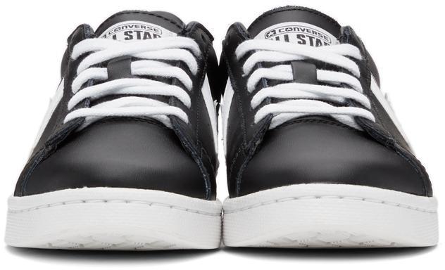 商品Converse|Black & White Leather Pro OX Sneakers,价格¥556,第4张图片详细描述