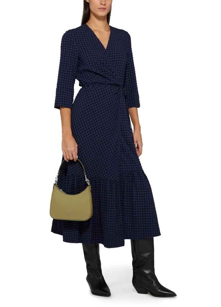 商品Ganni|Seersucker 中长款连衣裙,价格¥2701,第5张图片详细描述