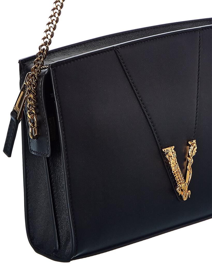 Versace Virtus Leather Shoulder Bag商品第3张图片规格展示