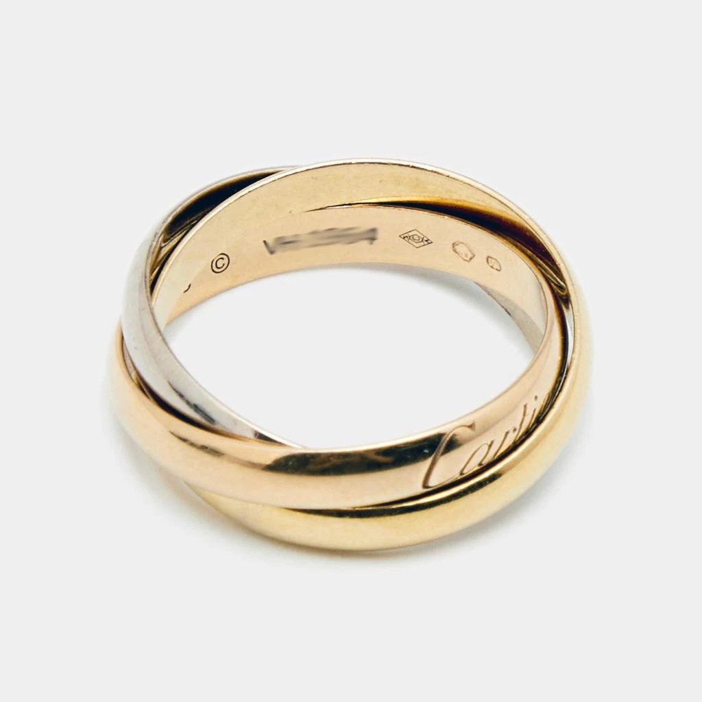 商品[二手商品] Cartier|Cartier Trinity 18k Three Tone Gold Small Model Rolling Ring Size 48,价格¥5020,第4张图片详细描述