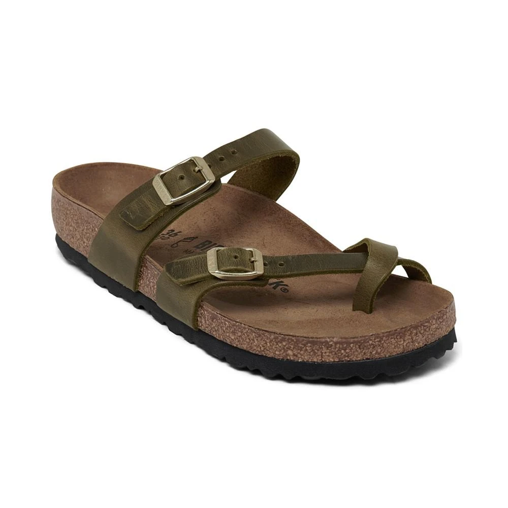 商品Birkenstock|Women's Mayari Oiled Leather Sandals from Finish Line,价格¥980,第1张图片