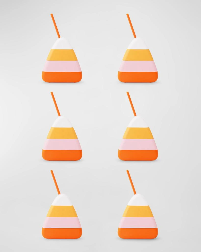 商品Packed Party|Candy Corn Halloween Sippers, Set of 6,价格¥210,第1张图片