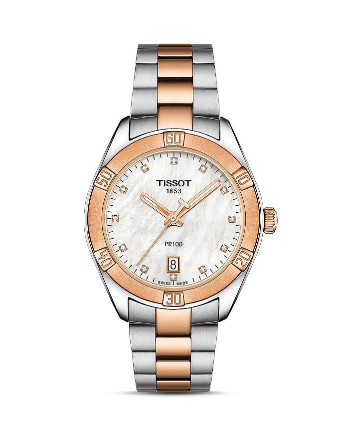 商品Tissot|PR100 Diamond Watch, 36mm,价格¥2992,第1张图片