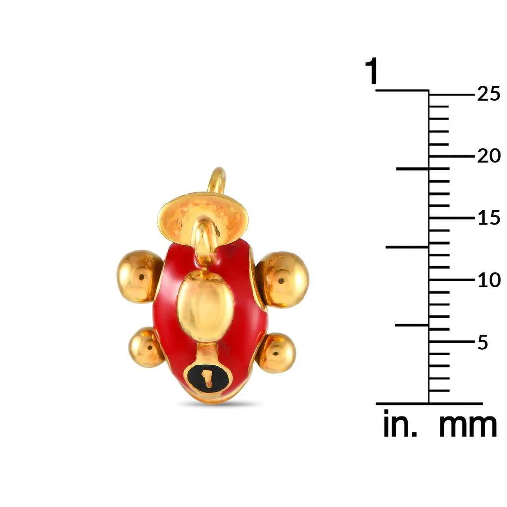 商品Aaron Basha|18K Yellow Gold Enamel Race Car Charm AB20-111524,价格¥3580,第3张图片详细描述