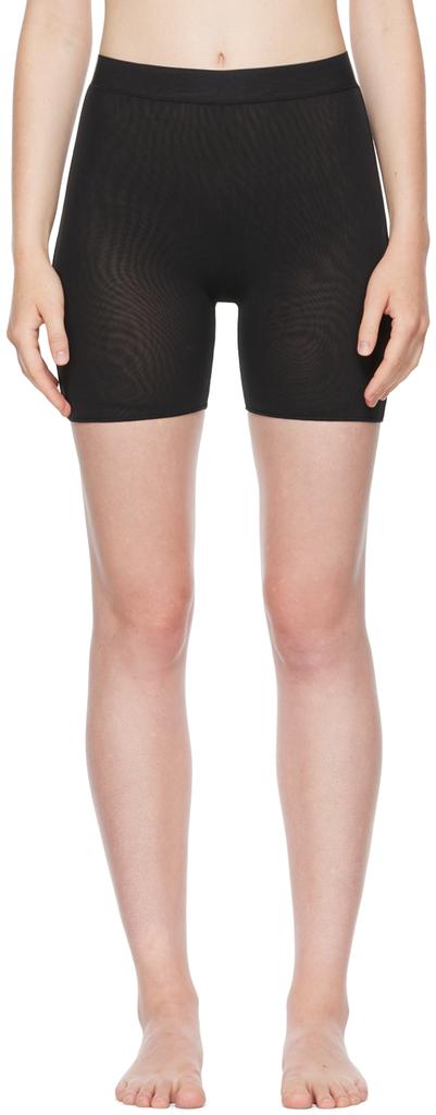 Black Summer Mesh Boy Shorts商品第1张图片规格展示