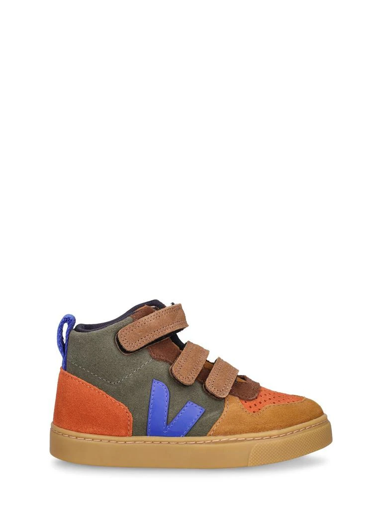 商品Veja|V-10 Mid Suede Strap Sneakers,价格¥1038,第1张图片