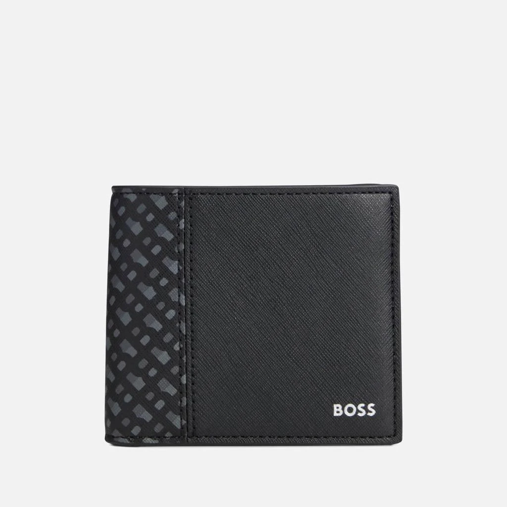 商品BOSS Black|BOSS Black Zair Cross-Grained Leather Wallet,价格¥713,第1张图片