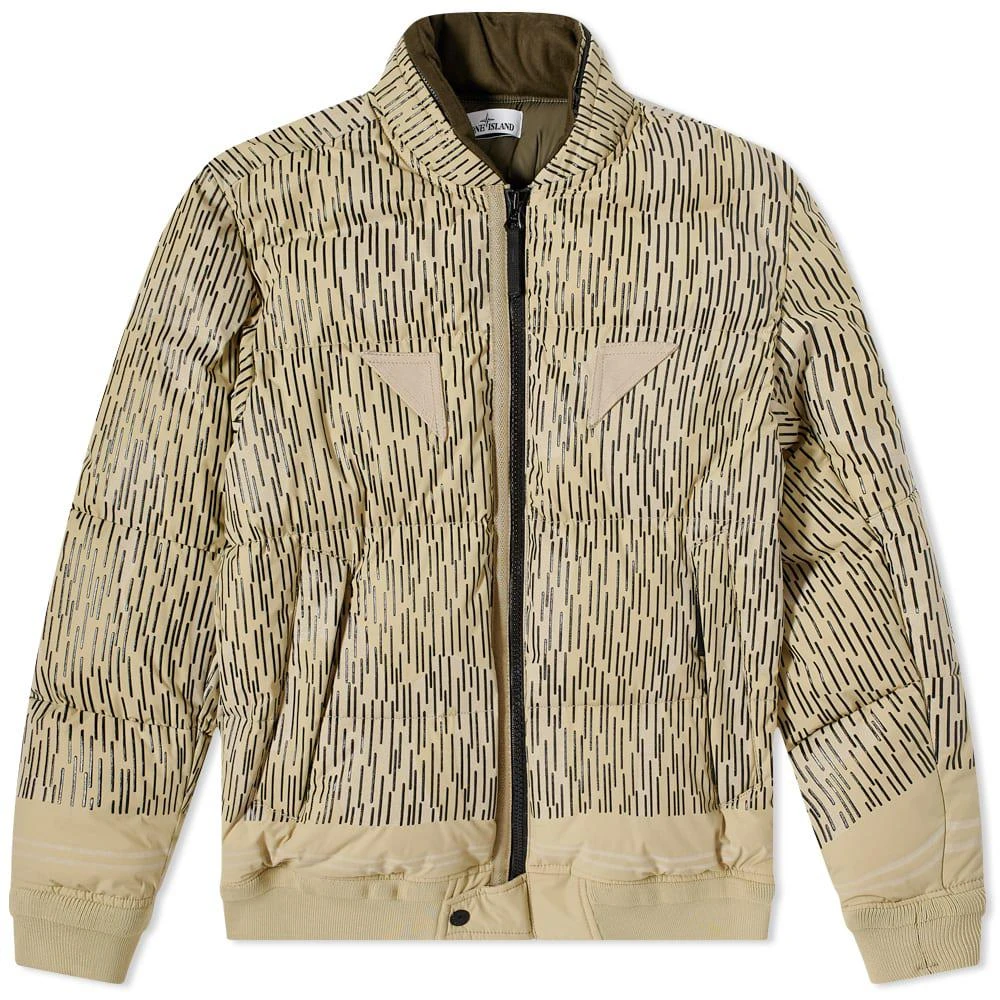 商品Stone Island|Stone Island Reflective Rain Camo Down Bomber Jacket,价格¥7480,第1张图片