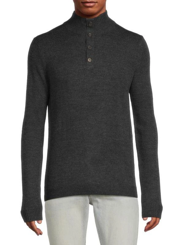 商品Saks Fifth Avenue|Merino Blend Henley Sweater,价格¥96,第1张图片