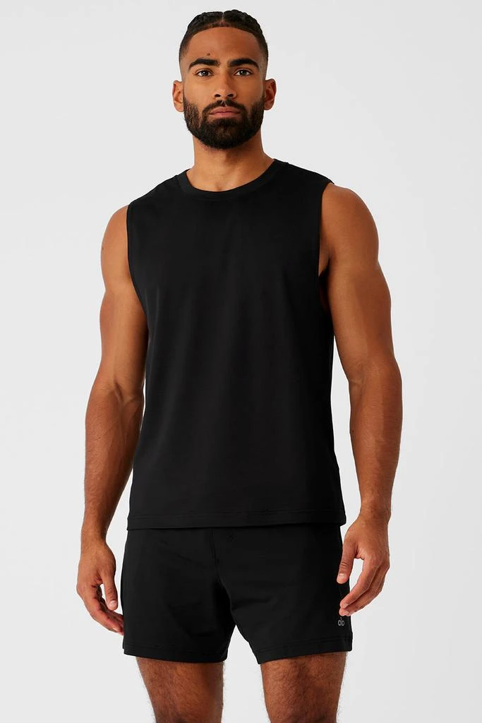 商品Alo|Conquer Muscle Tank - Black,价格¥446,第1张图片