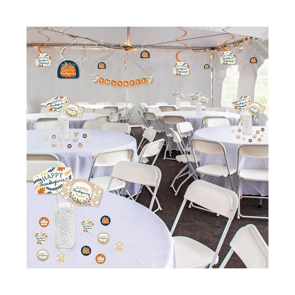 商品Big Dot of Happiness|Happy Thanksgiving - Fall Harvest Party Supplies Decoration Kit - Decor Galore Party Pack - 51 Pieces,价格¥247,第3张图片详细描述